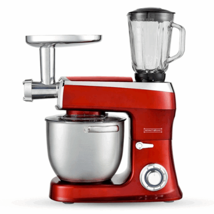 Impastatrice/Planetaria Multifunzione 3 in1 Capacità 7,5 Litri, 2100W Argento,Nero,Rosso