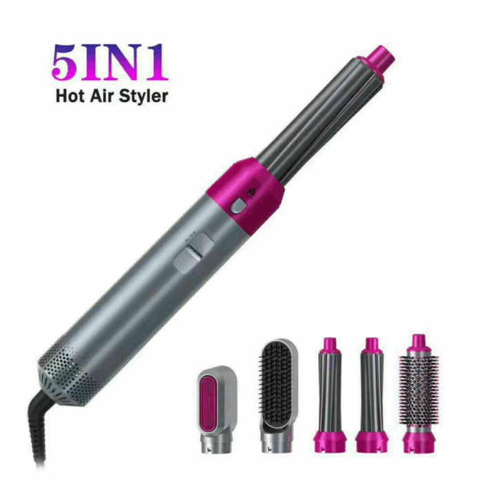 Spazzola Phon 5 in 1 Hair Styler Capelli mossi, lisci ricci - immagine 5