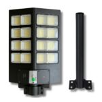 Lampione LED 800W a Ricarica  Solare | Pannello Crepuscolare IP66 con Staffa Omaggio