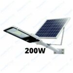 Lampione Solare 200W Led Crepuscolare Con Pannello Separato IP66