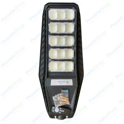 Lampione Led 300W Con Pannello Solare Crepuscolare IP66