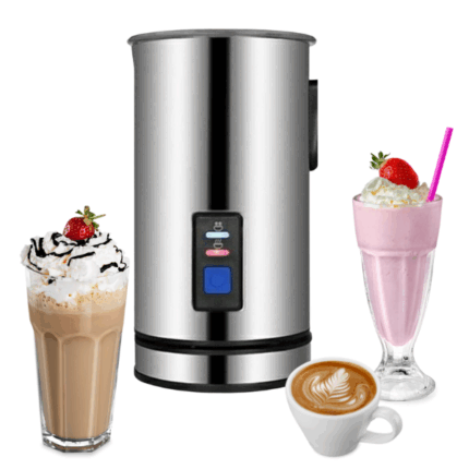 Schiumalatte Montalatte 600ml Automatico 500W Acciaio Inossidabile Cappuccino, Cioccolata, Crema Caffè