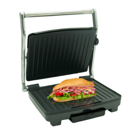 Bistecchiera Multifunzione 2200W Piastra Grill Antiaderente Acciaio