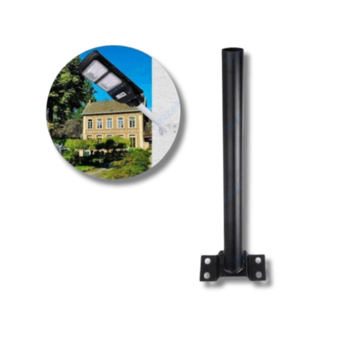 Staffa a Muro Per Lampione Led Stradale da 45 cm Nera - immagine 4