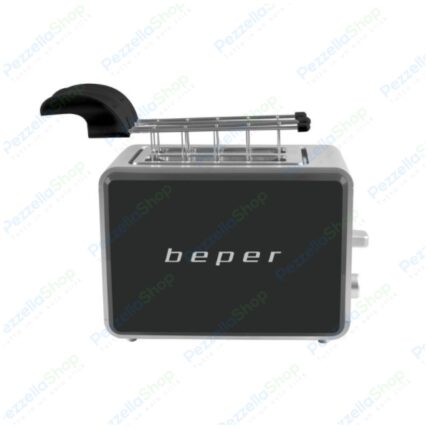 Tostapane 750W Beper con 2 Pinze 6 Livelli di Tostatura