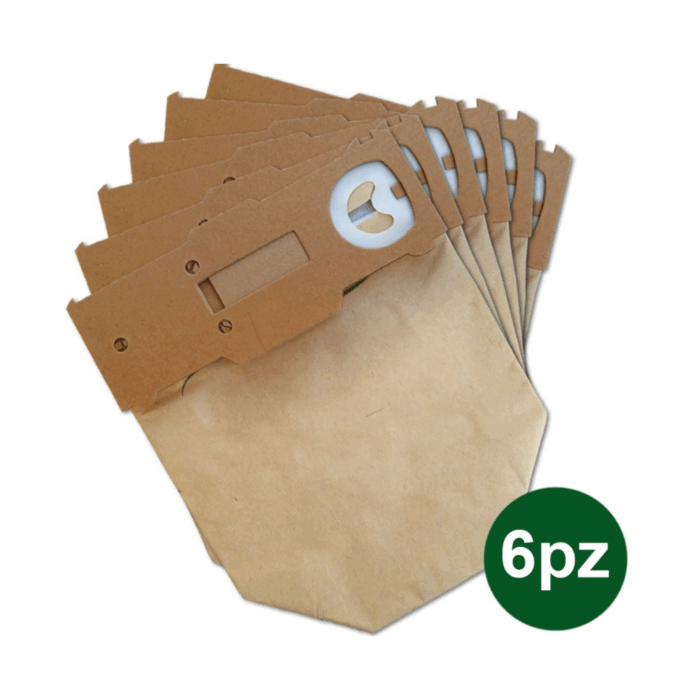 Kit 6 Sacchetti Aspirapolvere Folletto VK130 - VK131 | Ricambio Compatibile Top Quality - immagine 3