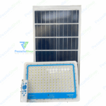 Faro Solare 1000W Slim Con Pannello Solare Crepuscolare Luce Bianca 6500K