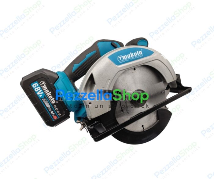 Sega Circolare Doppia Batteria Portatile 68V 185mm Con Motore BRUSHLESS - immagine 2