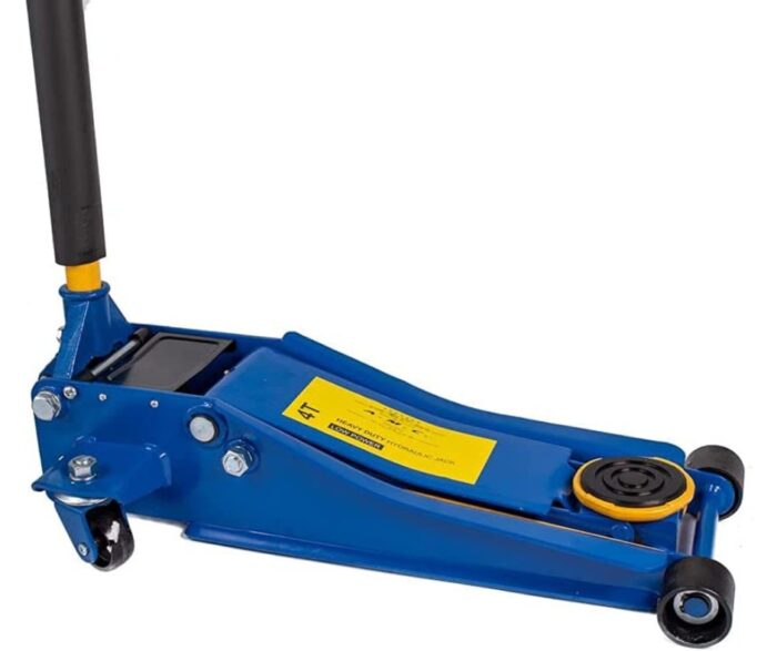 Sollevatore Crick Auto 4T Idraulico – Carrello Professionale con Ruote Bidirezionali e Cuscinetti - immagine 3