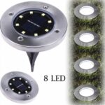 kit 4 Fari Segnapassi Solari Da Giardino Calpestabili