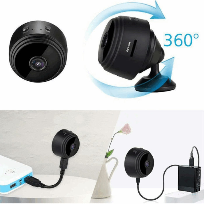Mini Telecamera Spia Wifi HD Wireless e Ingresso Micro SD - immagine 2