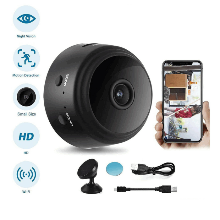 Mini Telecamera Spia Wifi HD Wireless e Ingresso Micro SD - immagine 3