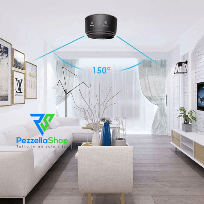 Mini Telecamera Spia Wifi HD Wireless e Ingresso Micro SD - immagine 7