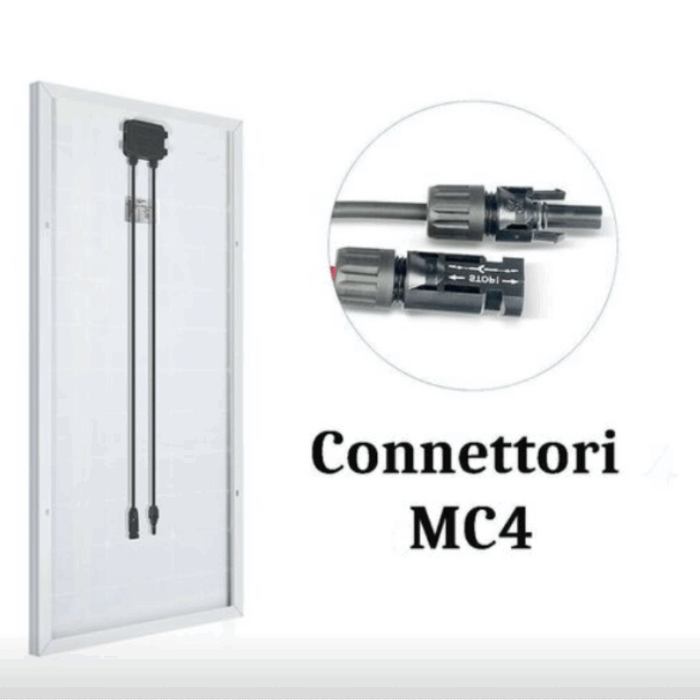 Pannello Fotovoltaico 100 Watt Solare Monocristallino 12V Baita Camper Barca Tettoia - immagine 3