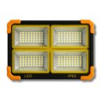 Faro Led Solare Ricaricabile Da Lavoro 300w Luce Fredda e Calda RGB Power bank