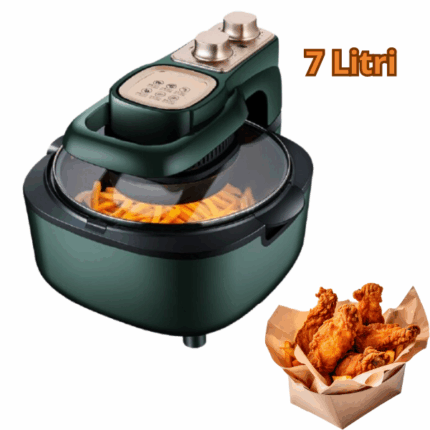 Friggitrice ad Aria 1100W 7 Litri Domestica Senza Olio
