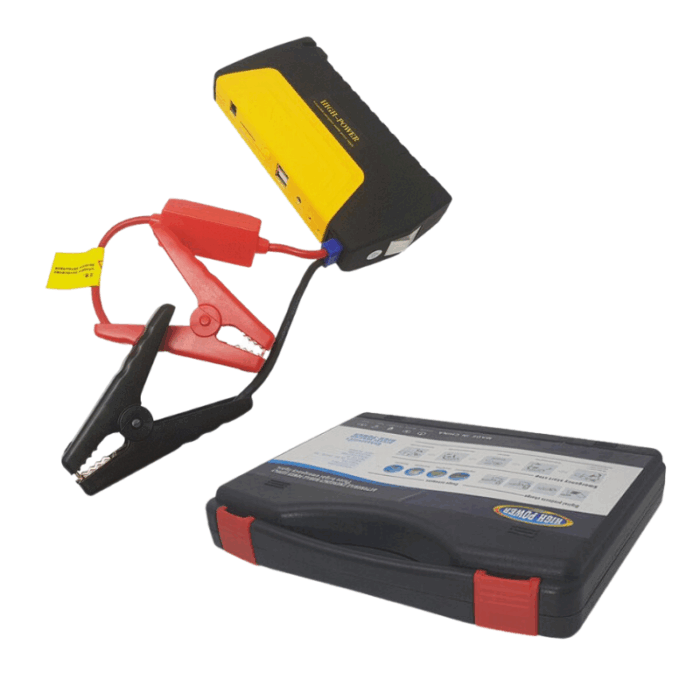 Avviatore Batteria per Auto 400A Portatile Caricabatterie Emergenza Torcia - immagine 2