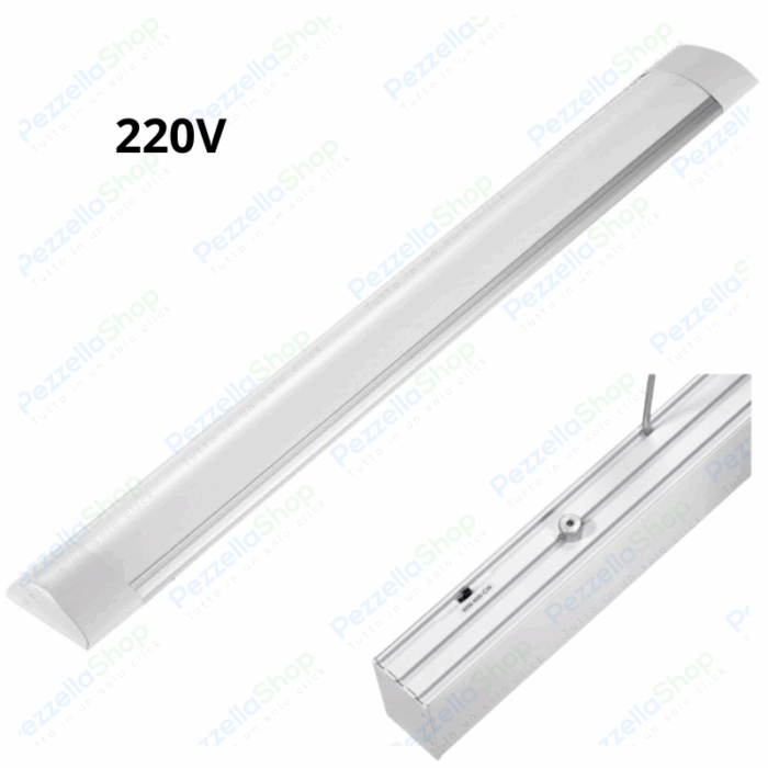Lampada Soffitto 150cm 72W Plafoniera Lineare Led Neon - immagine 2
