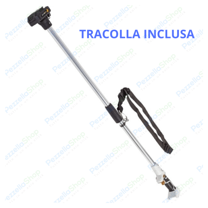 Asta Telescopica Allungabile 230cm a Batteria per Motoseghe, Cesoie, Tagliarami - immagine 4