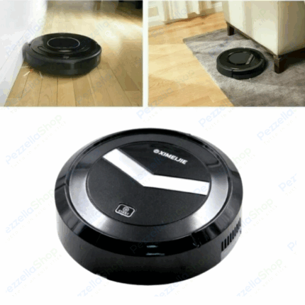 Robot Aspirapolvere Automatico Rotondo Intelligente per Pulizia Polvere Peli Capelli