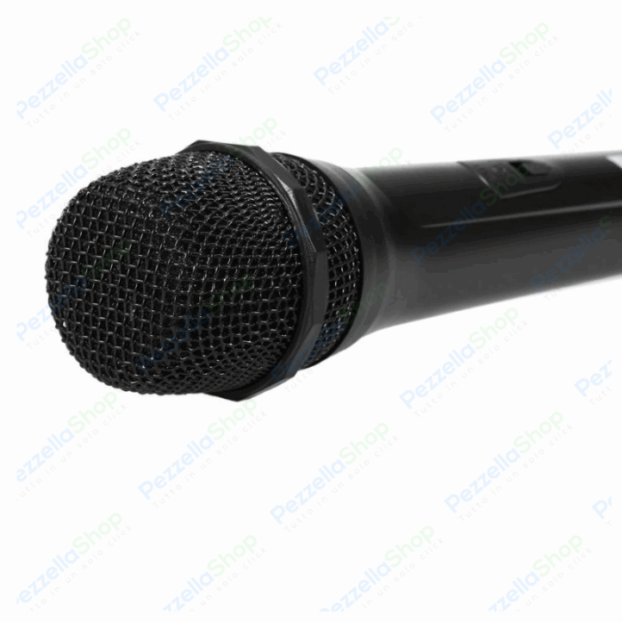 Microfono 2 in 1 - Senza Fili Wireless o con Filo, Ricevitore USB Professionale - immagine 2