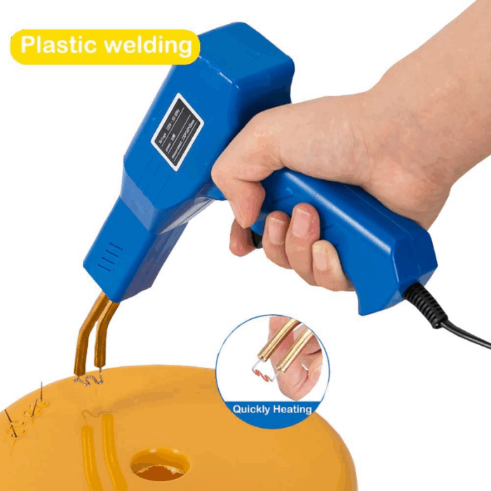 Kit Pistola Saldatrice Saldatura 50W Plastica Riparazione Paraurti Auto 200pz - immagine 5