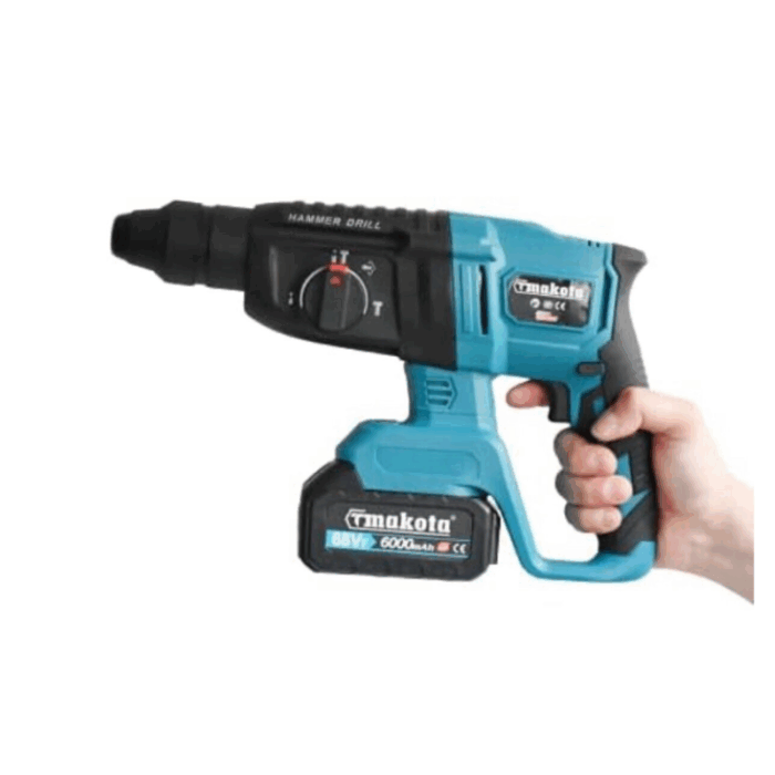 Kit 5 in 1 Doppia Batteria 88V con Trapano, Avvitatore ad Impulsi, Smeragliatrice Angolare, Martello Tassellatore, Torcia con Valigetta - immagine 5