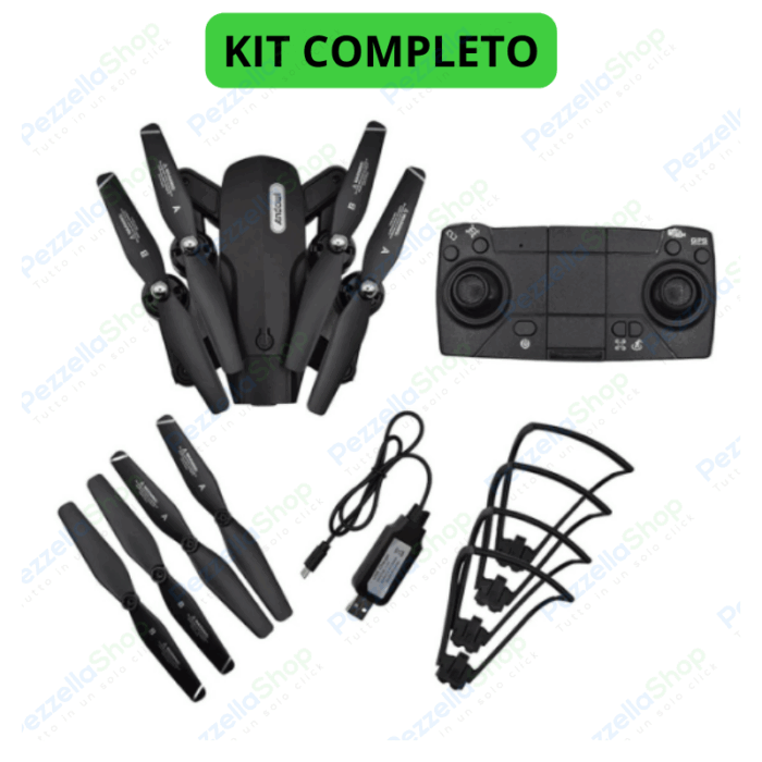 Drone GPS Quadricottero 4K 1080p App Dedicata Bluetooth Wi-Fi Ritorno Automatico Modalità Follow-me - immagine 3