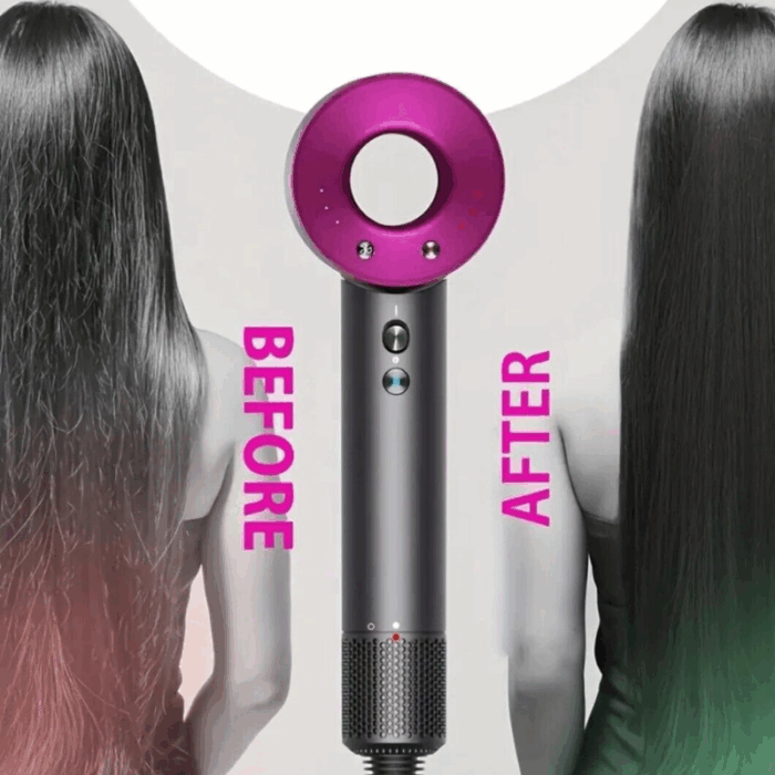 Phon Professionale Ionico 1800W con 5 Accessori – Asciugacapelli Supersonico per Capelli Lisci, Ricci e Anticrespo - immagine 9