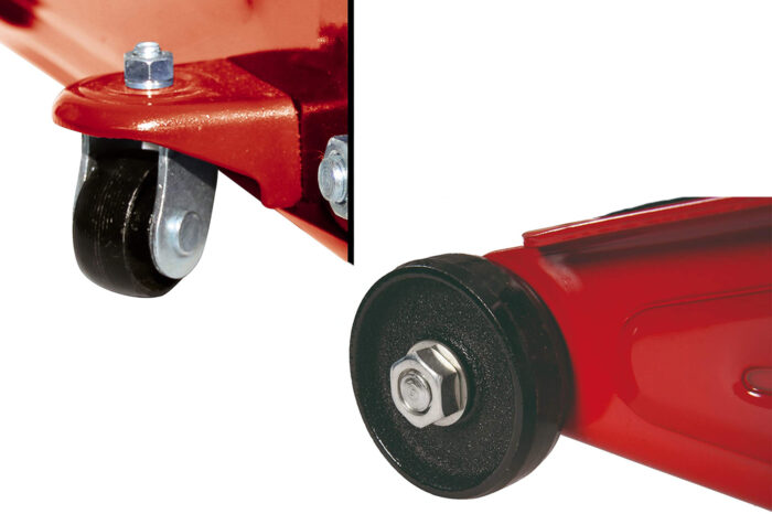 Crick Idraulico a Carrello 2 Tonnellate – Sollevatore Auto Professionale Robusto e Compatto - immagine 4