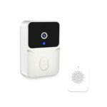 Campanello con Videocamera, Wireless, App sul Cellulare, Wi-Fi Bluetooth, Videosorveglianza, Audio Bidirezionale, Porta, Casa, Ufficio