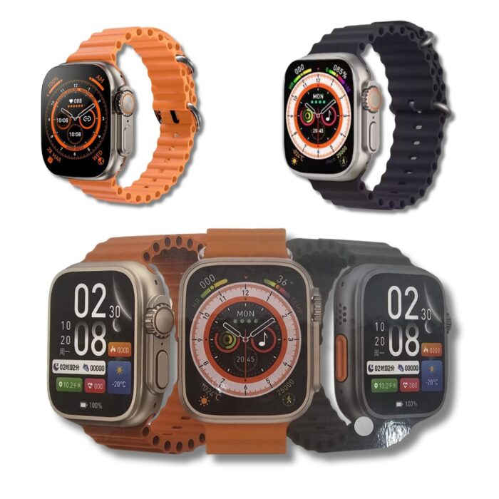 Big 2.0 Smartwatch Ultra 7 in 1 con Cinturini Colorati | Bluetooth Fitness Radio Android IOS, Caricatore - immagine 5