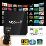Smart TV Box 10K WiFi 5G Android HDR 8gb RAM 128gb Rom HDMI Pc Download Applicazioni