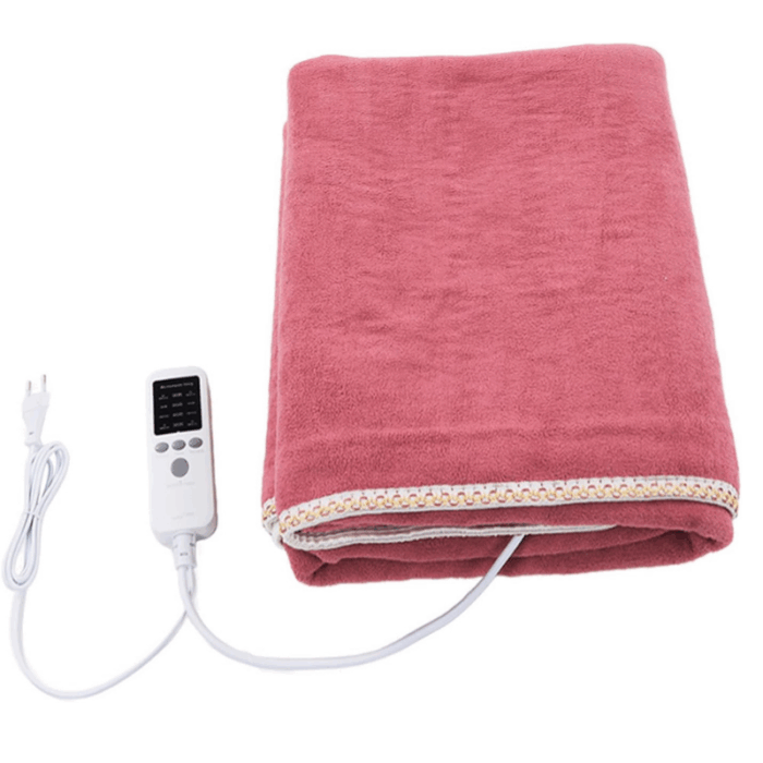 Coperta Riscaldante Elettrica 150x180cm Plaid con Telecomando 220V 50Hz - immagine 2