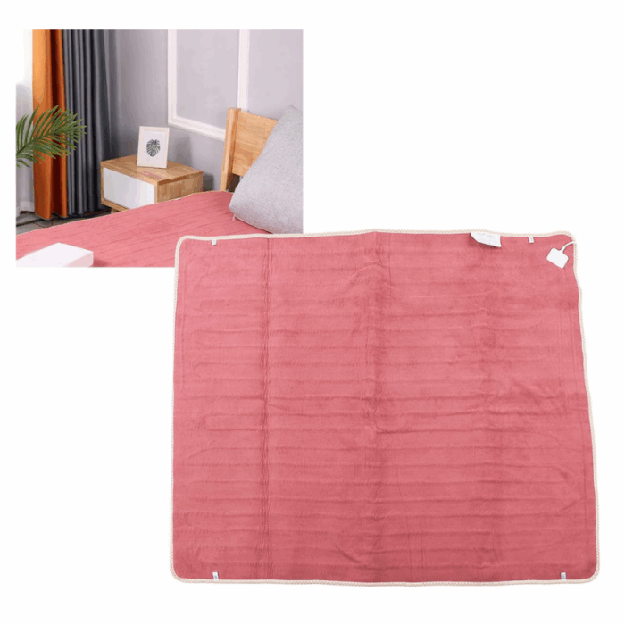 Coperta Riscaldante Elettrica 150x180cm Plaid con Telecomando 220V 50Hz - immagine 4