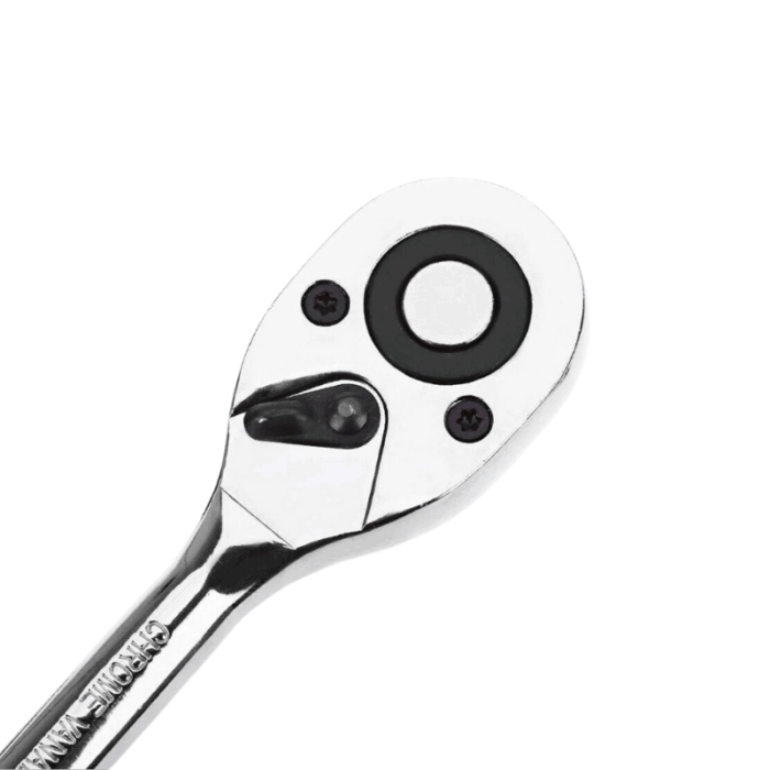 Serie 12 Pz Chiave Cricchetto Reversibile 1/2 Con Set Bussole Esagonali Cromo Vanadio - immagine 3