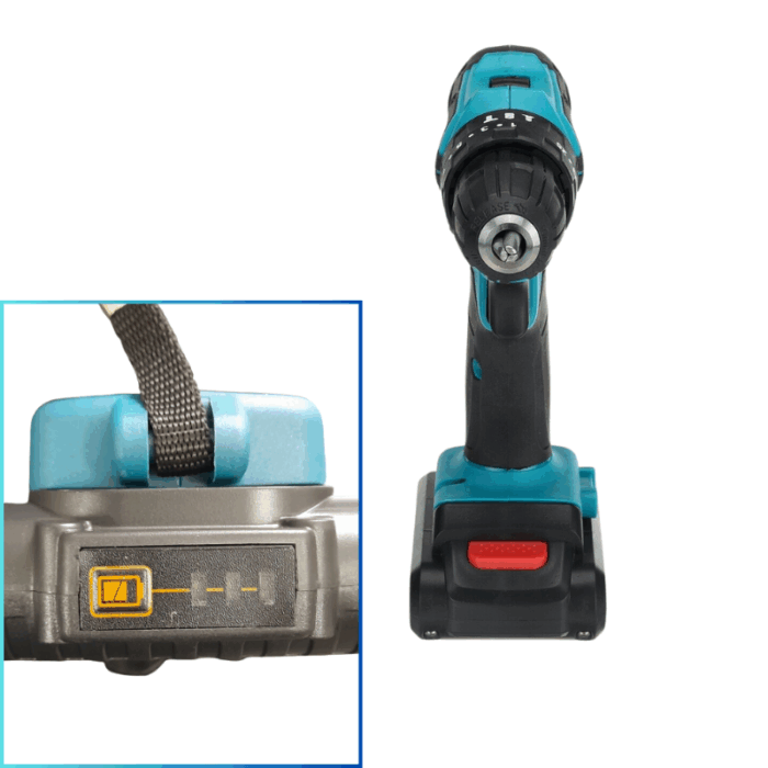 Trapano Avvitatore a Percussione a Batteria 88V con Accessori - immagine 2