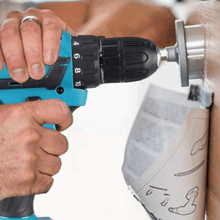 Trapano Avvitatore a Percussione a Batteria 88V con Accessori - immagine 4