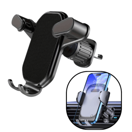 Supporto Telefono Cellulare per Bocchette d'Aria Auto Macchina, Universale 360°, Stabile e Sicuro