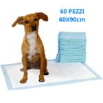 60 Pezzi Tappetini Igienici Assorbenti 60x90cm | Traversine per Cani, Gatti e Conigli
