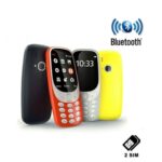 Telefono Cellulare 3310 Dual SIM 2.4'' Fotocamera 2MP Supporta SD Card Fino a 32Gb