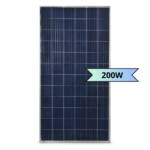 Pannello Fotovoltaico 200W Solare Monocristallino 18V per Impianti su Baite, Camper, Ville