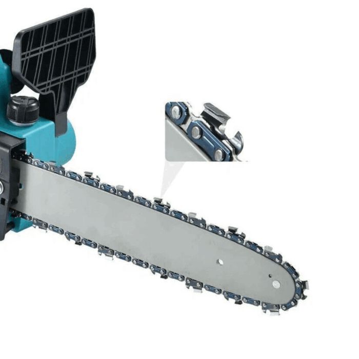 Kit 2 Motoseghe 8" con Oliatore + 4" Doppia Batteria 72V, Caricabatterie e Valigetta - immagine 4