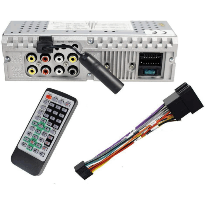 Autoradio 7 Pollici a Scomparsa, Schermo Retrattile, Bluetooth, USB con Telecomando - immagine 4