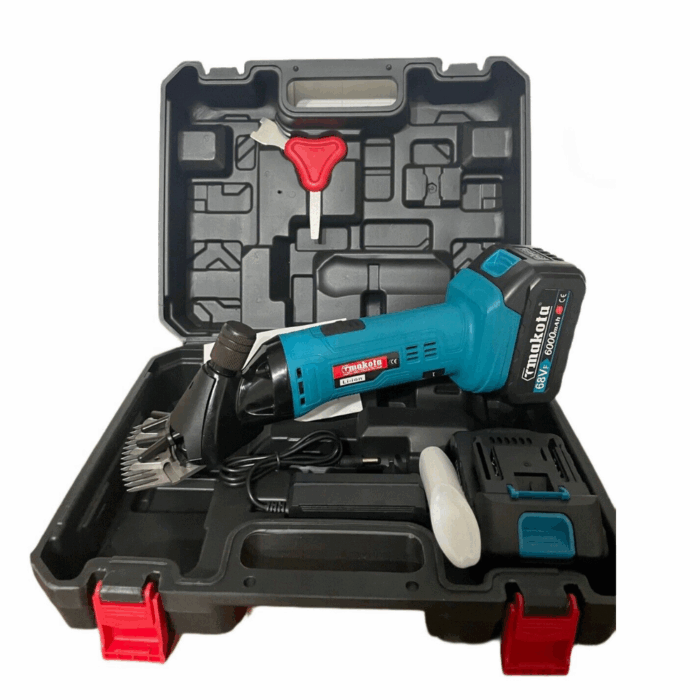 Macchina Tosatrice Tosapecora Professionale 68V | Doppia Batteria 800-1500W per Ovini - immagine 3