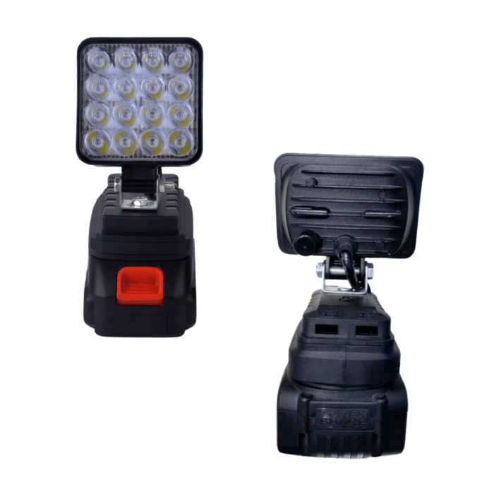 Torcia da Lavoro a Batteria, Luce LED Emergenza, Cordless Portatile, Luce Bianca - immagine 2