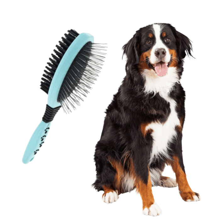 Spazzola Doppia 2 in 1 Pettine per Pelo Animali Domestici con Manico Ergonomico - immagine 4