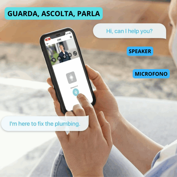 Kit 8 Telecamere Wi-Fi Motorizzate 360°| Videosorveglianza Infrarossi Audio - immagine 4