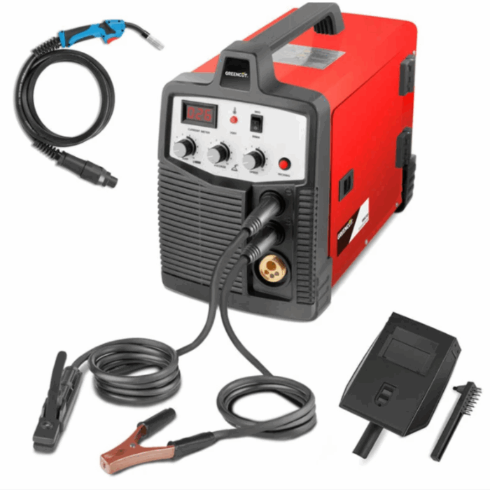 Saldatrice 450A Inverter a Filo Continuo Innesto GAS - MIG MMA TIG con Accessori e Bobina Omaggio - immagine 2