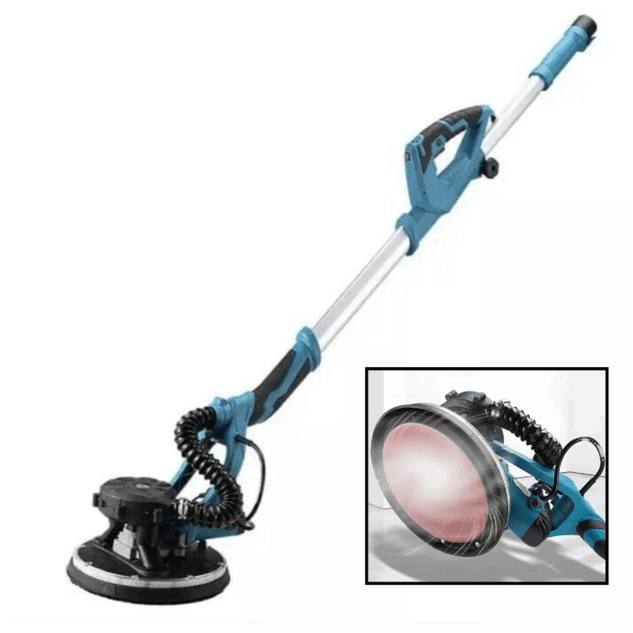 Levigatrice Telescopica per Muri 800W a Giraffa con LED – 5 Velocità e Prestazioni Professionali - immagine 7